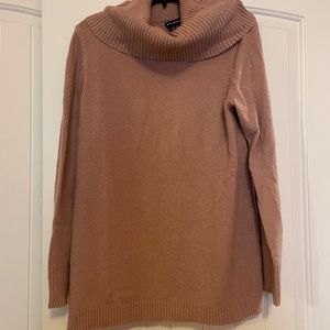 Dusty Mauve Cowl Neck Sweater